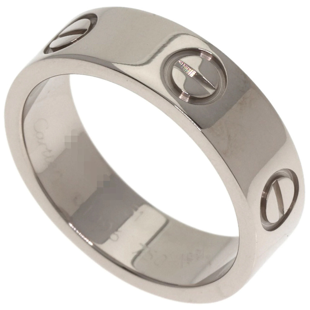 CARTIER Authentic 18k Silver Love Ring #51